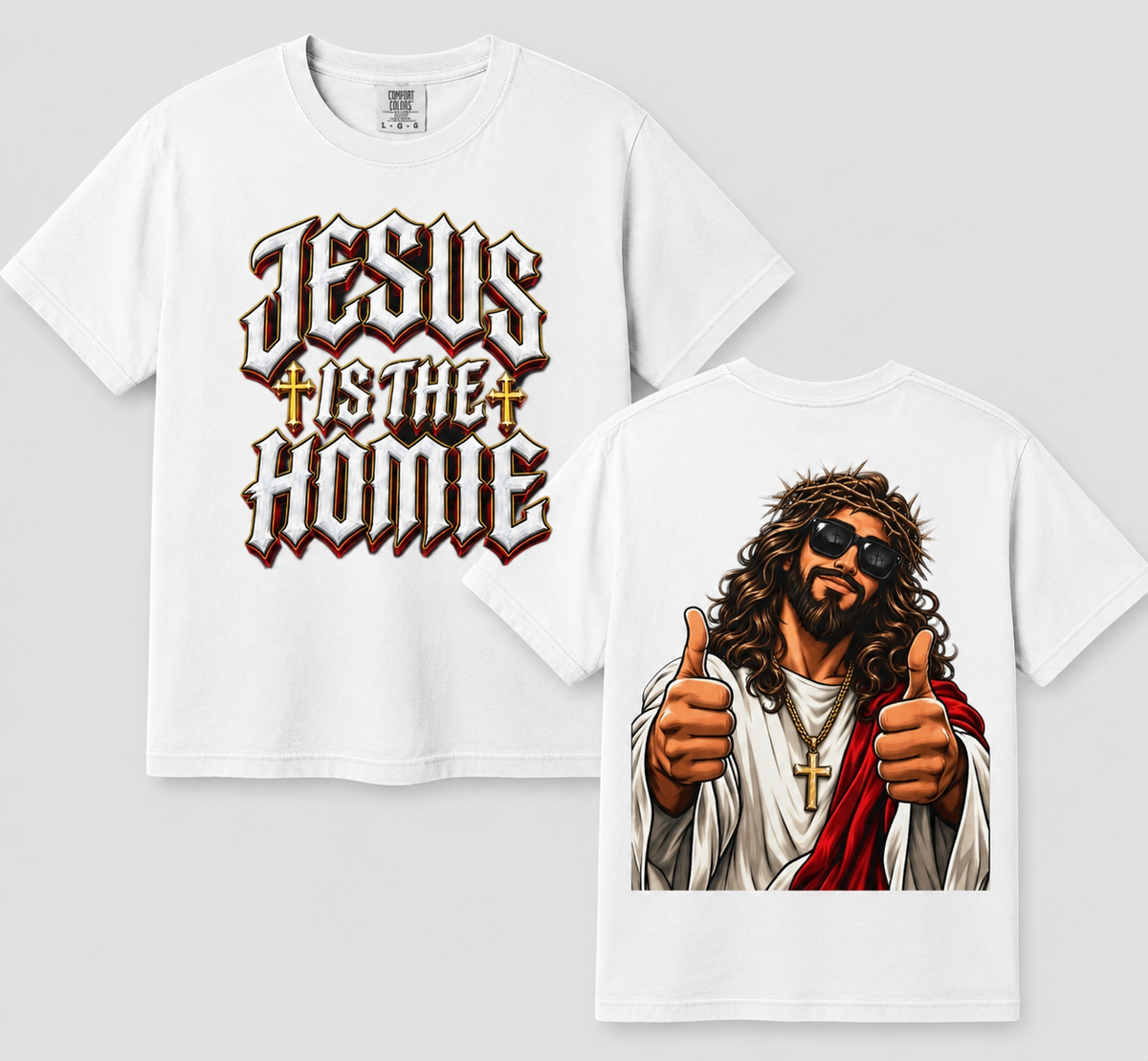 Jesus Is My Homie Heavyweight T-Shirt