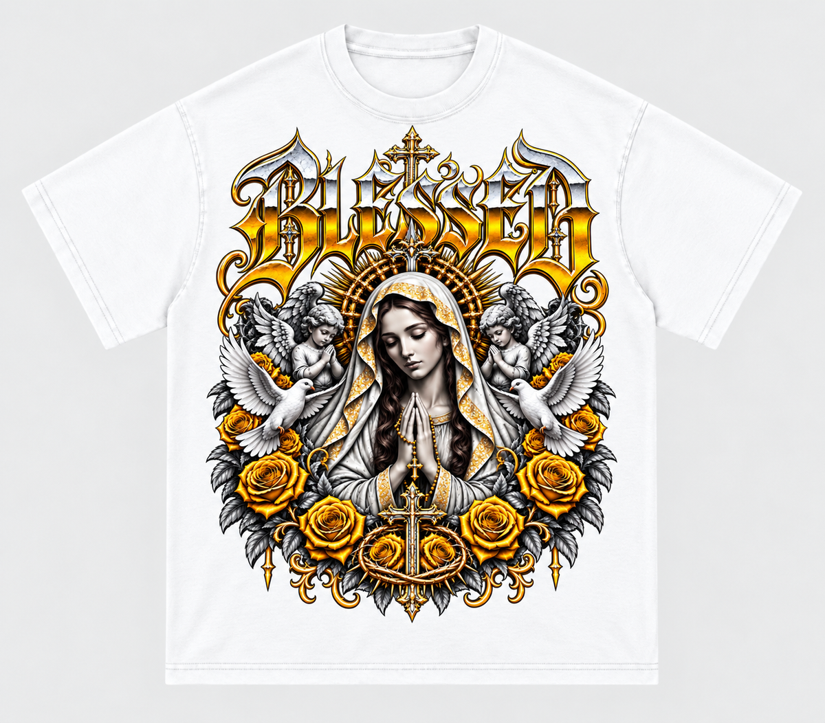Blessed Virgin Mary Heavyweight T-Shirt