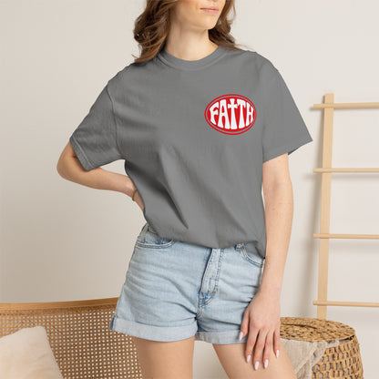 Faith T-Shirt "Walk By Faith And Not By Sight" Retro Christian Tee