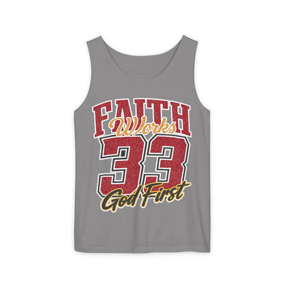 Faith Works 33 God First Tank Top