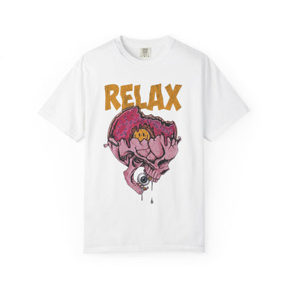 Relax Skull Y2K Graphic T-Shirt