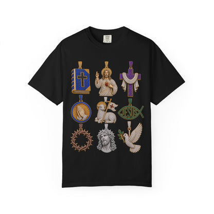 Diamond Christian Pendant Tee