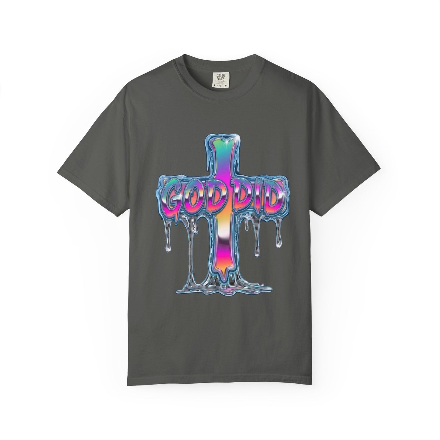 God Did Graphic Retro Religious Tee