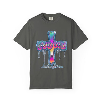 God Did Graphic Retro Religious Tee