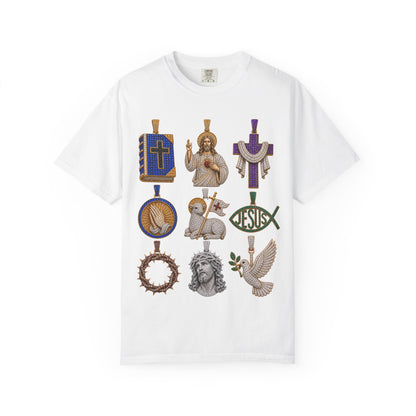Diamond Christian Pendant Tee