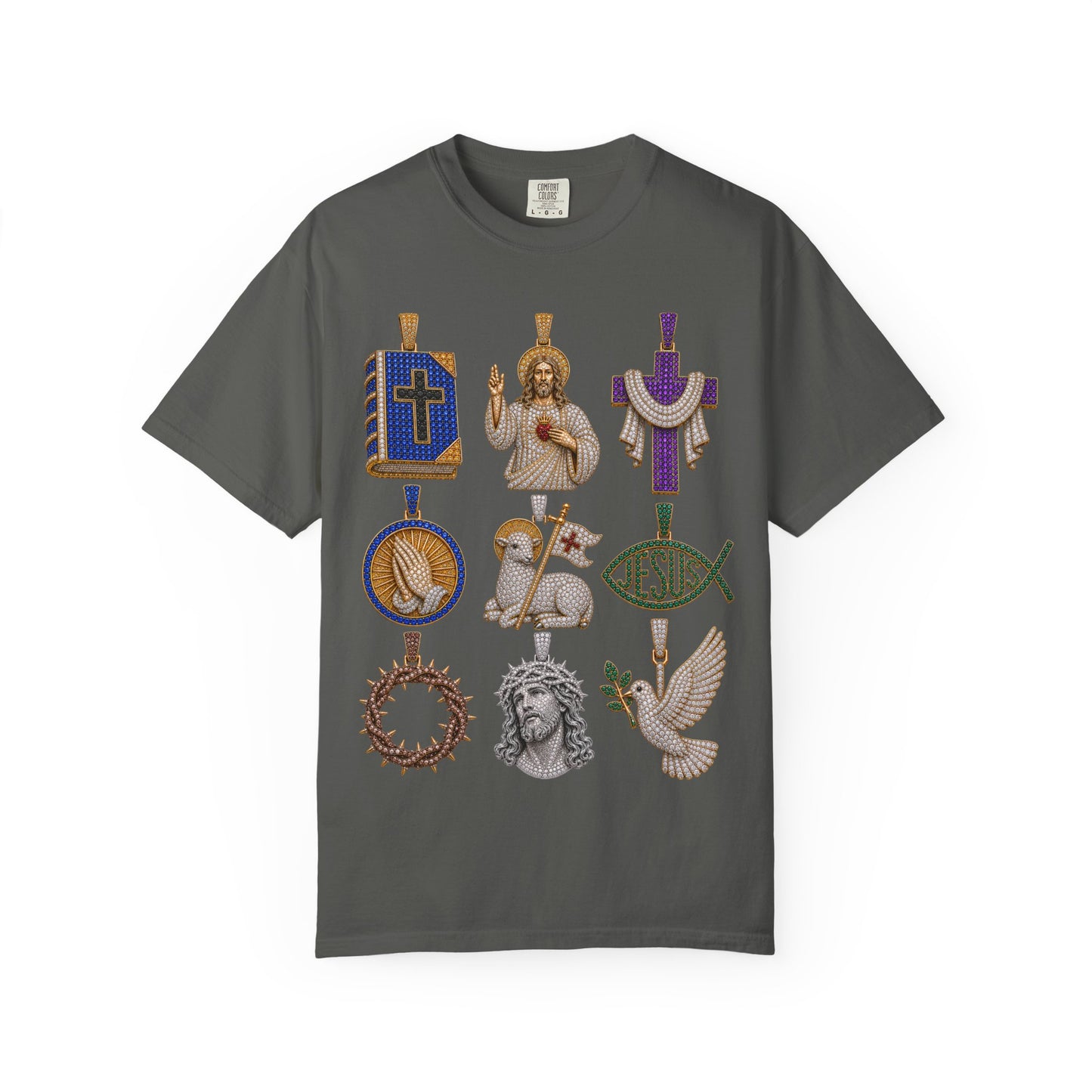 Diamond Christian Pendant Tee
