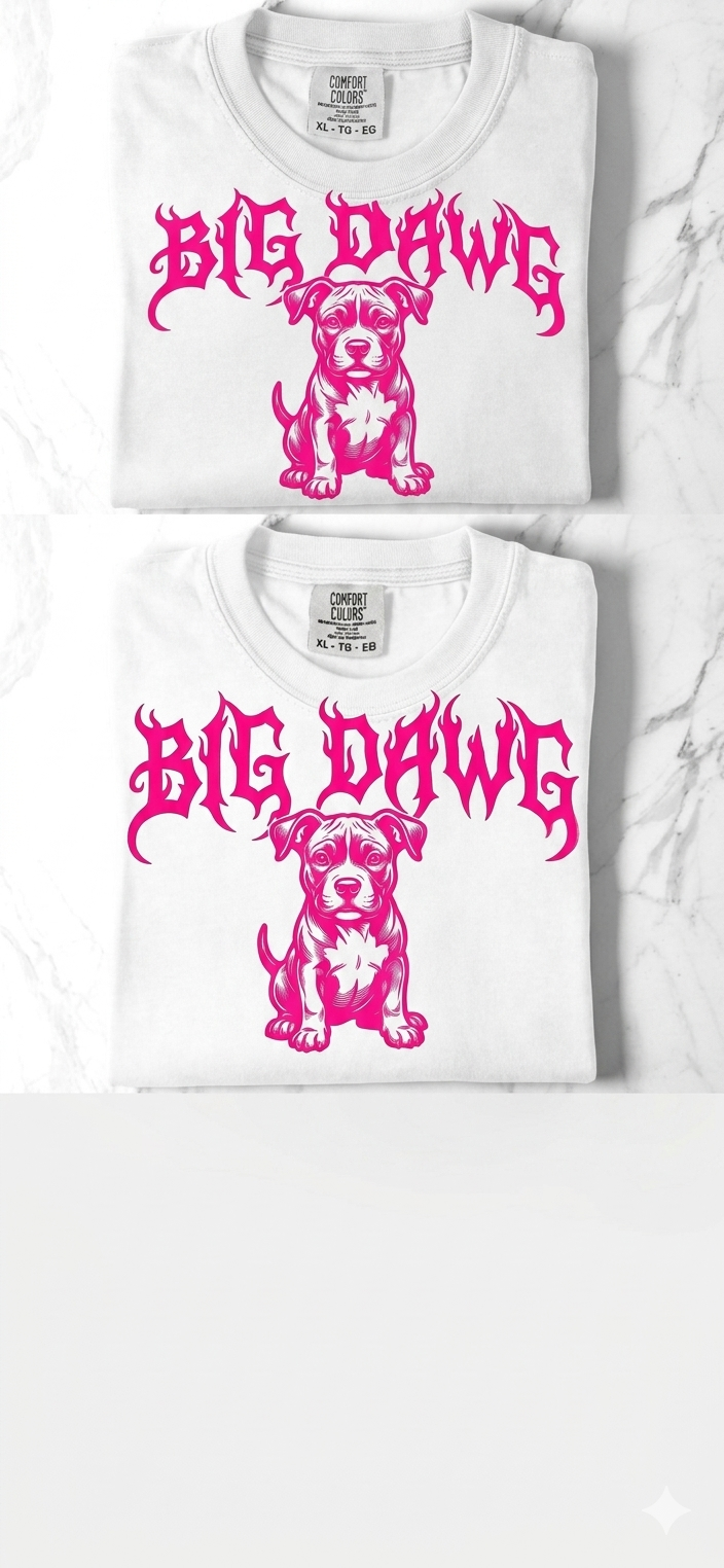 Pink Big Dawg T-shirt