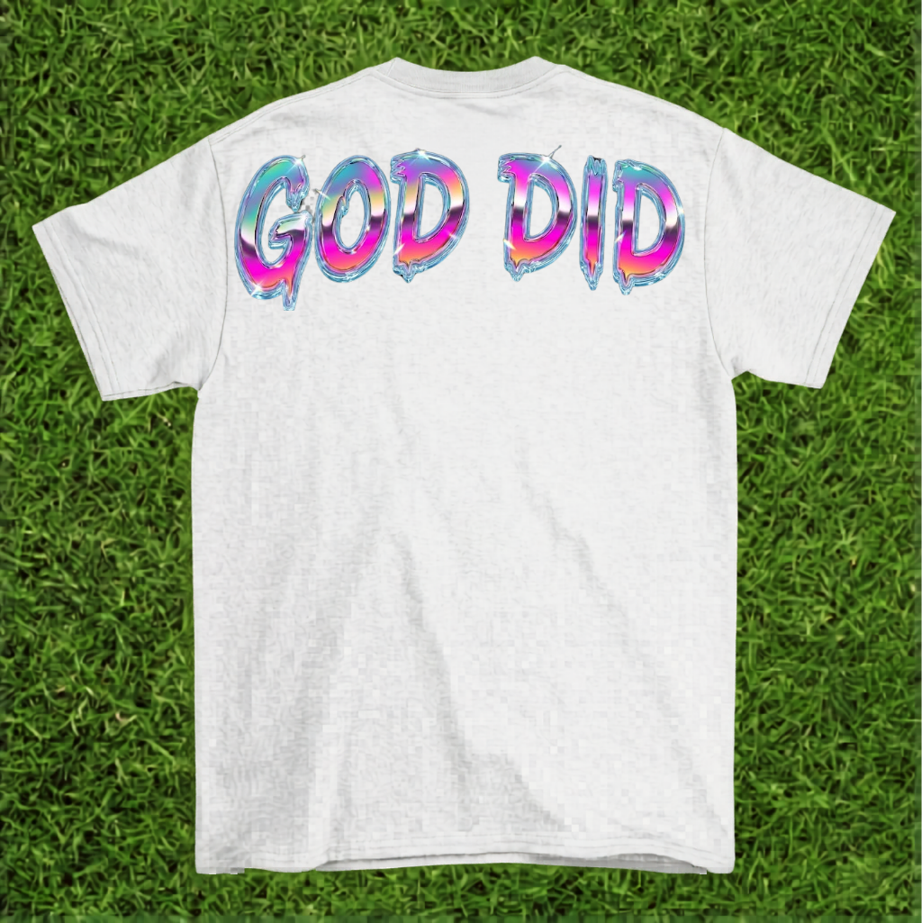 God Did Graphic Retro Religious Tee