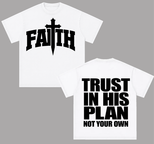 Trust His Plan Faith Christian T-Shirt