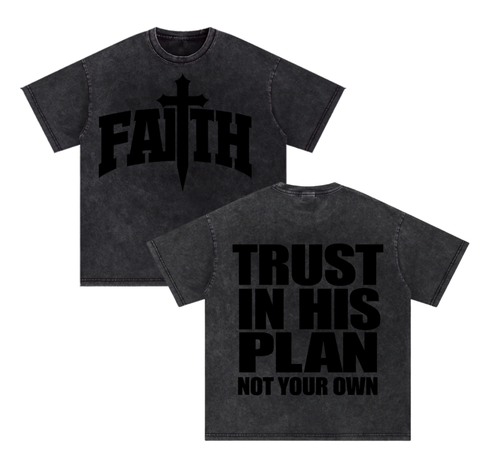 Trust His Plan Faith Christian T-Shirt