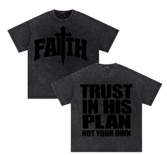 Trust His Plan Faith Christian T-Shirt
