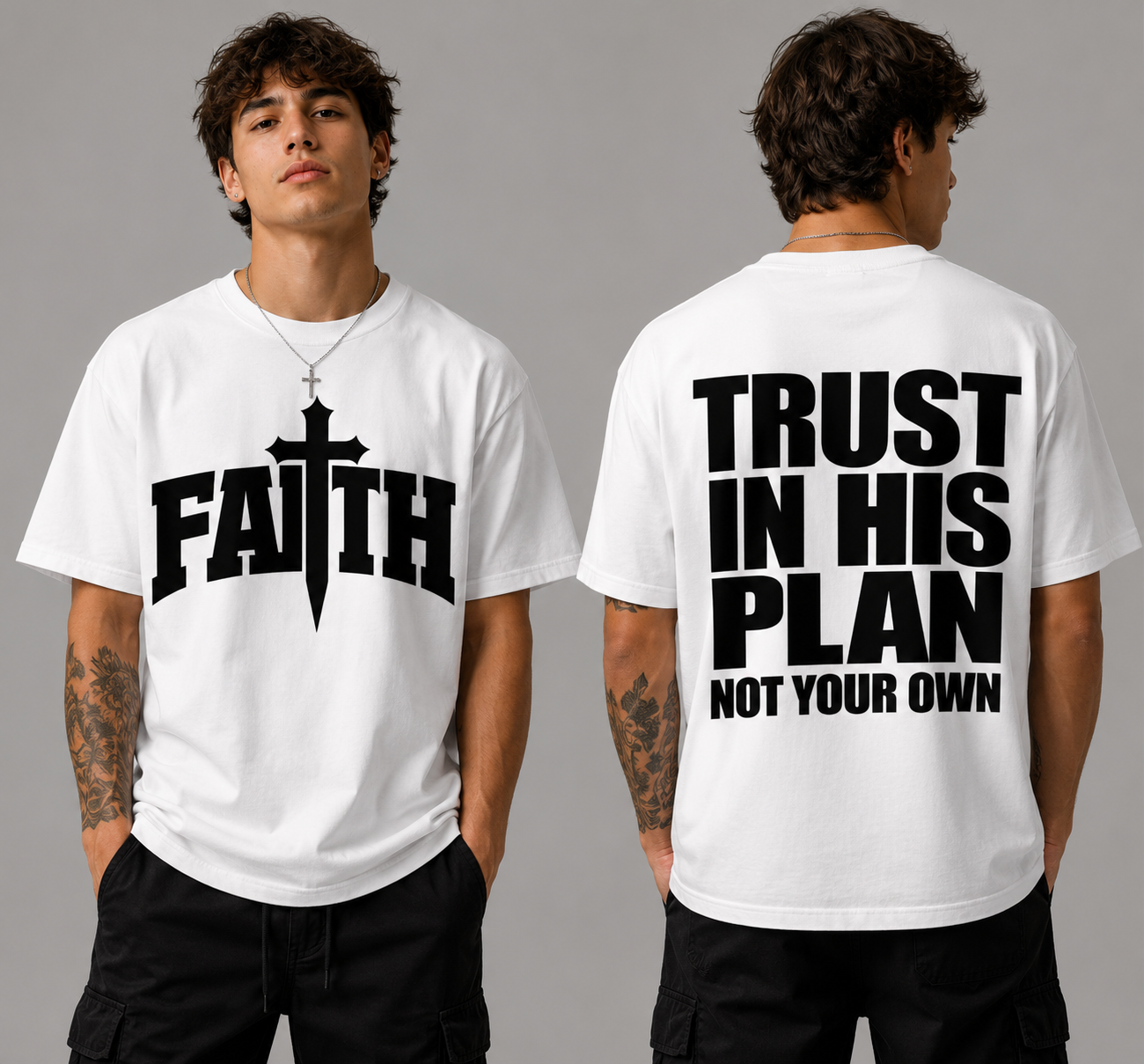 Trust His Plan Faith Christian T-Shirt