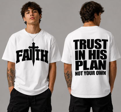 Trust His Plan Faith Christian T-Shirt