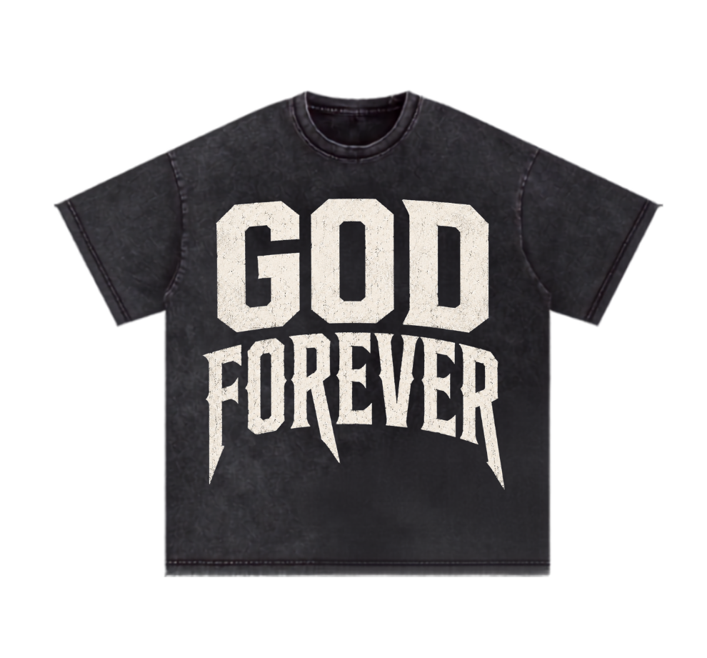 God Forever T-Shirt — Vintage Faith Graphic Tee