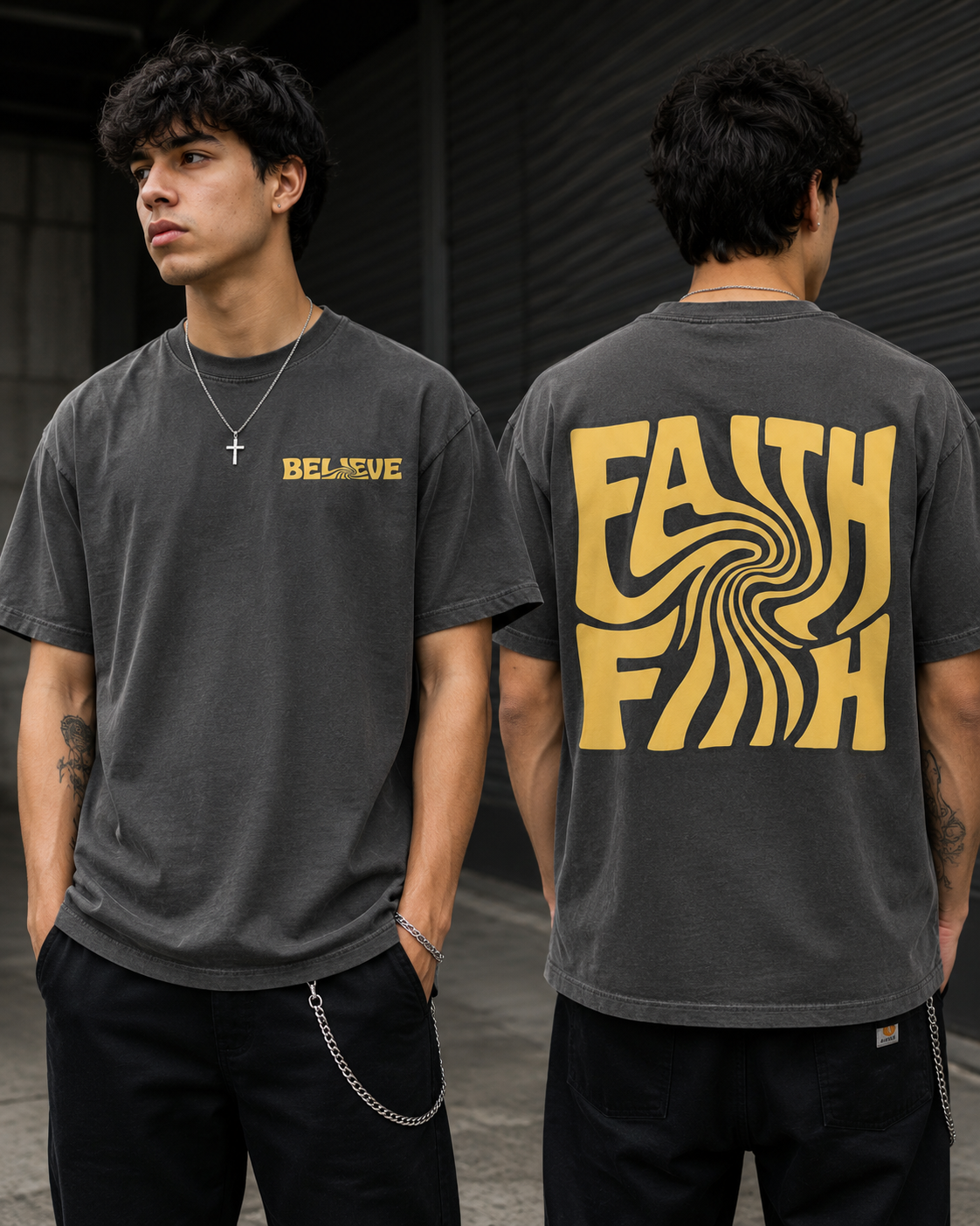 Faith Vibe & Believe Tee
