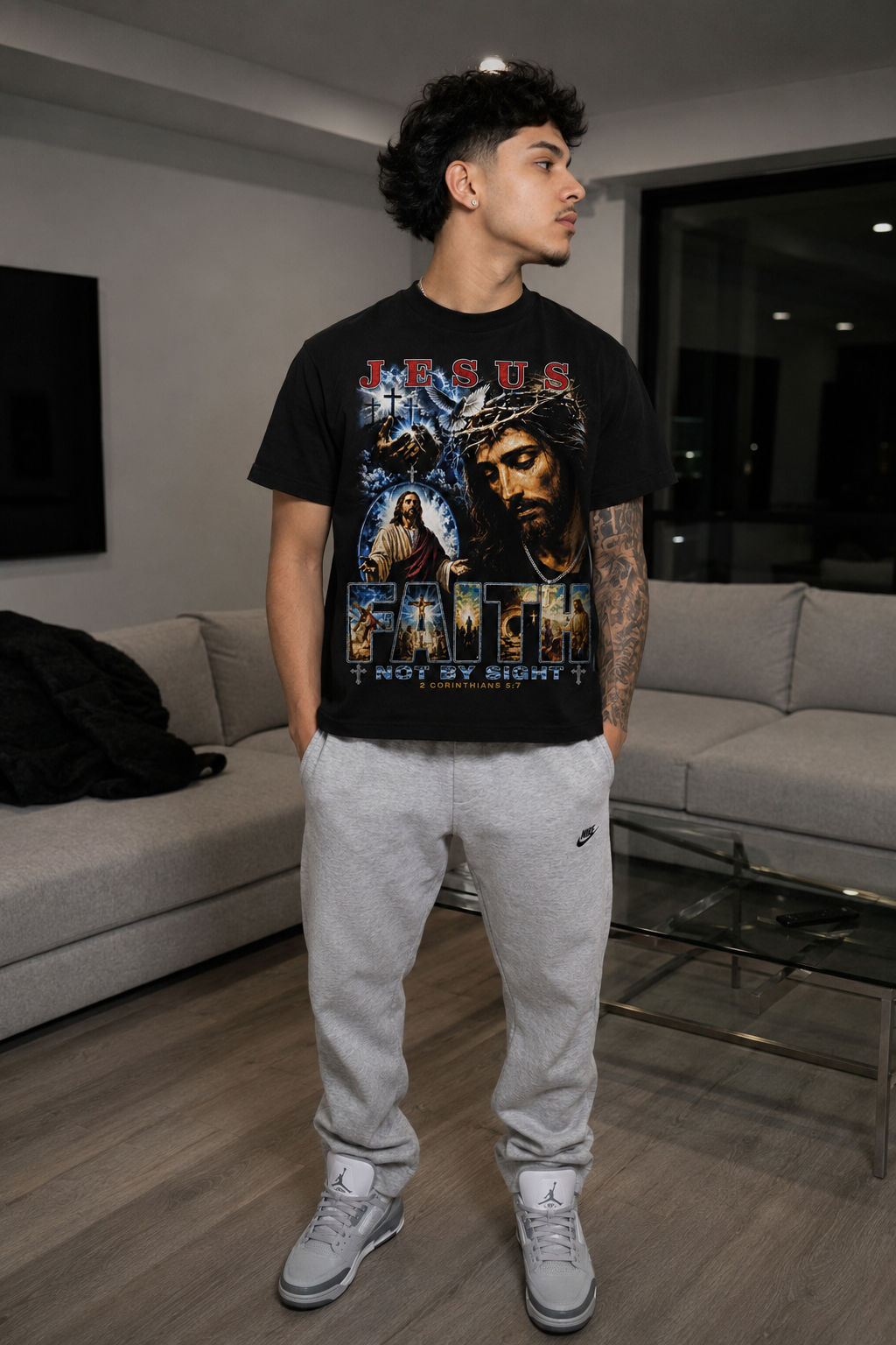 Jesus Faith Y2K Vintage T-shirt
