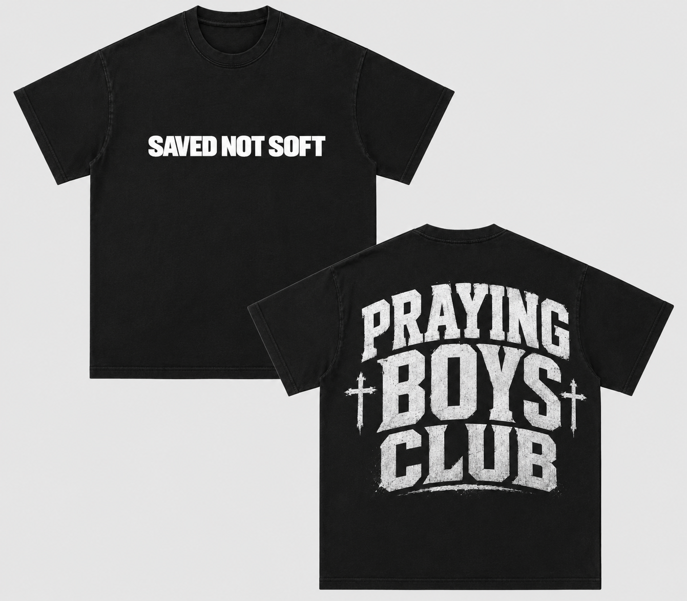 Official Praying Boys Club "Saved Not Soft" T-Shirt