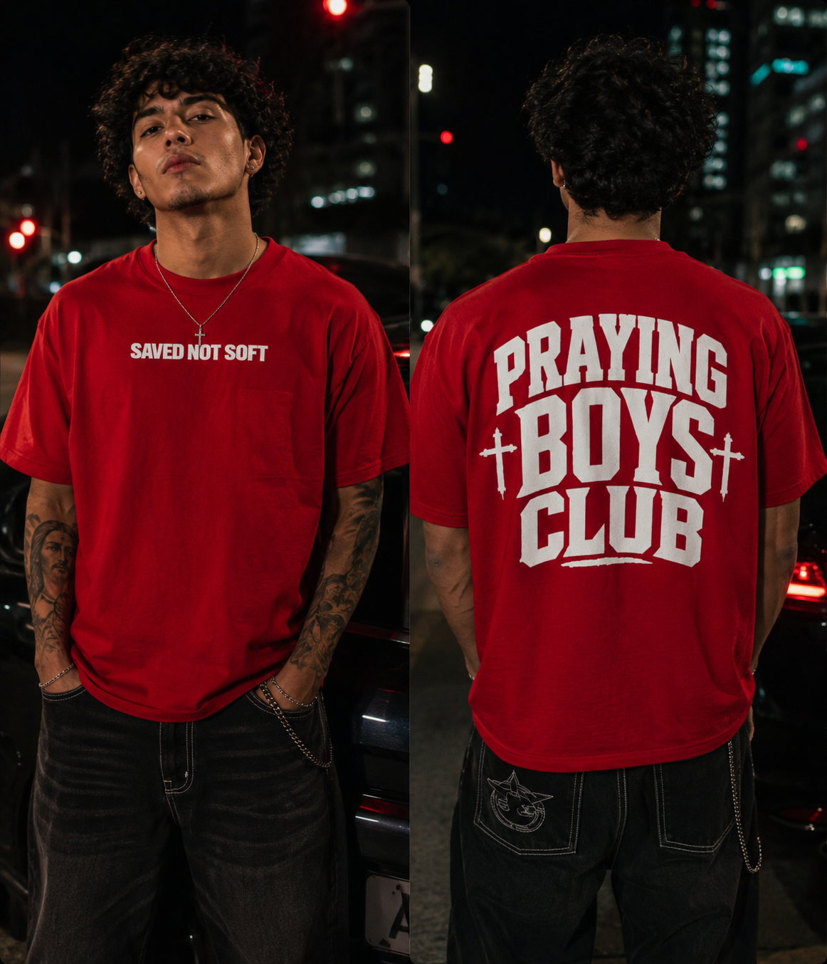 Official Praying Boys Club "Saved Not Soft" T-Shirt