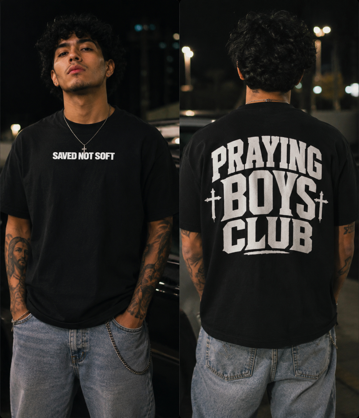 Official Praying Boys Club "Saved Not Soft" T-Shirt
