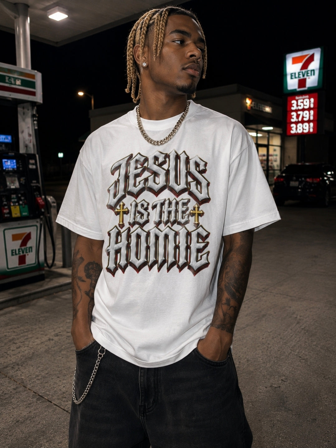 Jesus Is My Homie Heavyweight T-Shirt