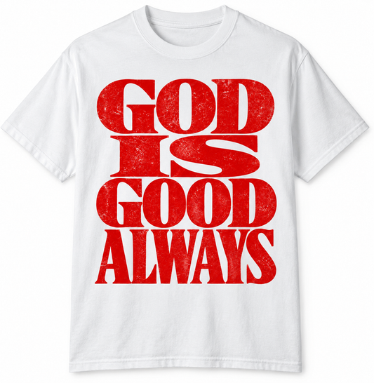 God Is Good Always Heavyweight T-Shirt