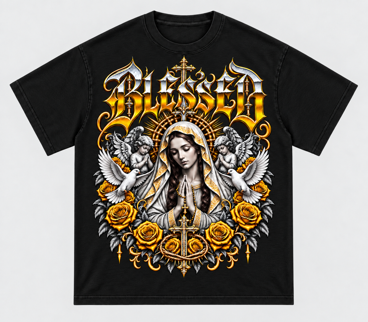 Blessed Virgin Mary Heavyweight T-Shirt