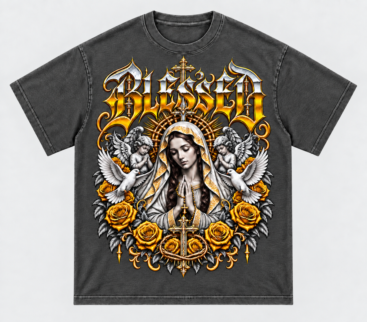 Blessed Virgin Mary Heavyweight T-Shirt