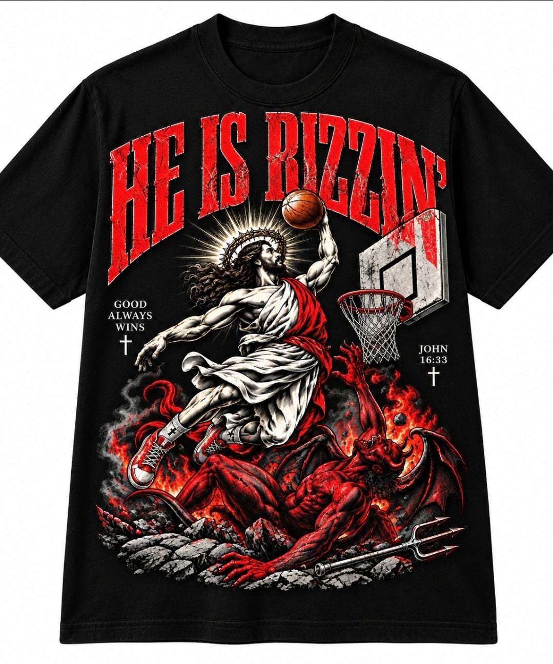 He Is Rizzin' Tee