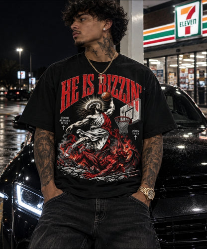 He Is Rizzin' Tee