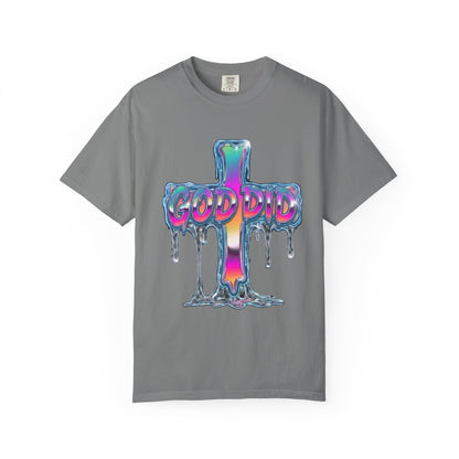 God Did Graphic Retro Religious Tee