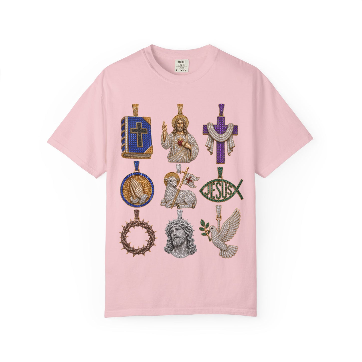 Diamond Christian Pendant Tee
