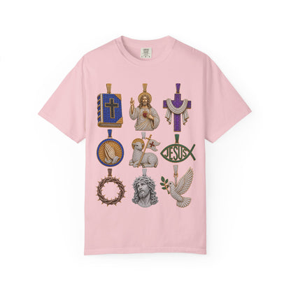 Diamond Christian Pendant Tee