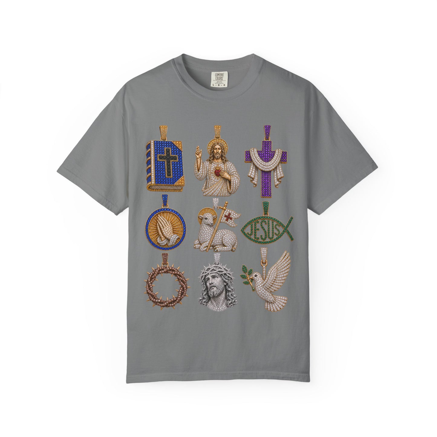 Diamond Christian Pendant Tee
