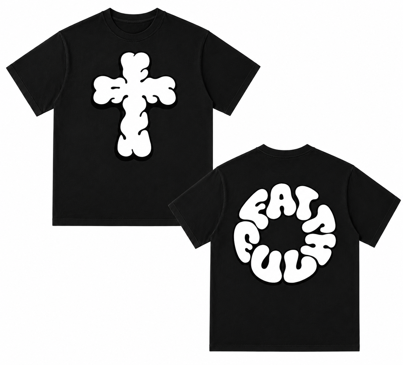 Retro Cloudy Faithful T‑Shirt