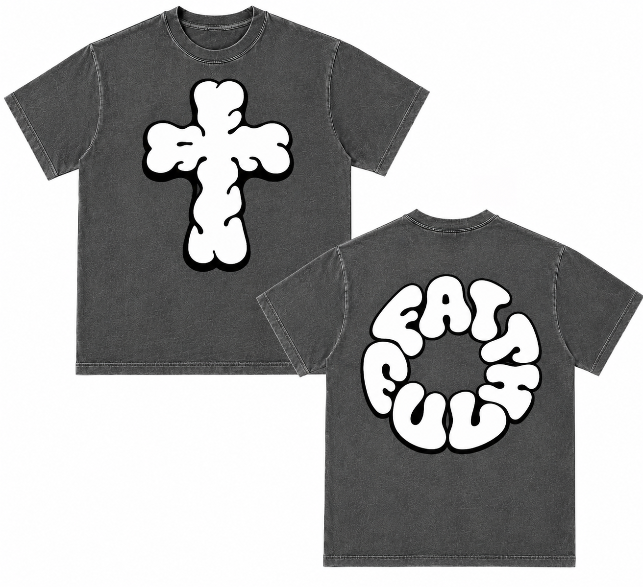 Retro Cloudy Faithful T‑Shirt